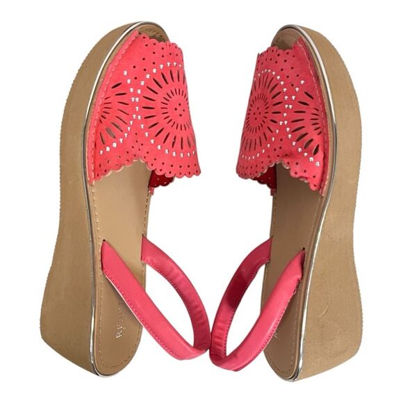 Kenneth Cole Reaction | Geranium Fine Glass Laser Slides Sandals 7.5 - Picture 8 of 11